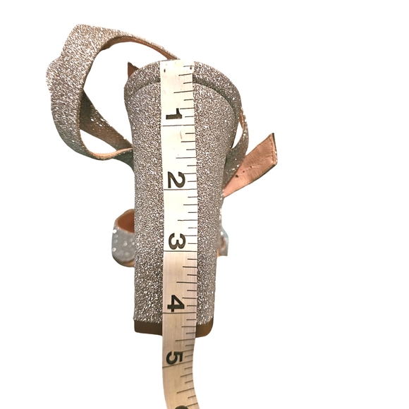 J CREW New Harlow Ankle Strap Pumps Block Heels 10 - Picture 4 of 4